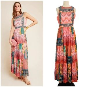 Anthropologie Multicolor Maxi Dress